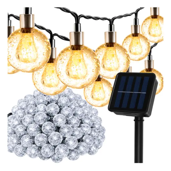 Gardlov 24010-Solarna LED girlanda 100 kuglica 11,6 m – dekorativna vrtna rasvjeta