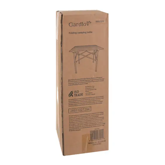 GARDLOV sklopivi kamping stol 54x50,5x49,5 cm – lagan, čvrst i praktičan