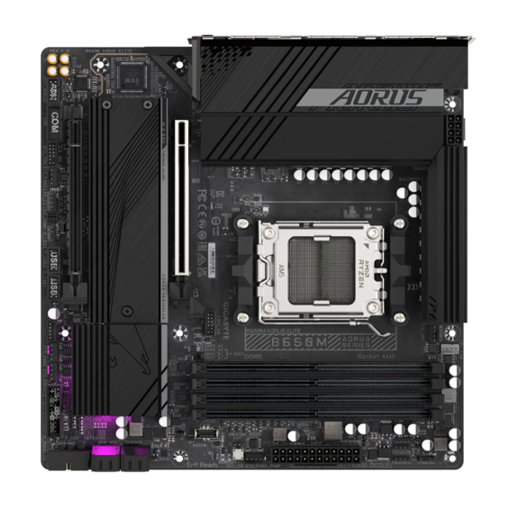 GIGABYTE B650M AORUS ELITE, DDR5, SATA3, USB3.2Gen2x2, DP, 2.5GbE, AM5 mATX
