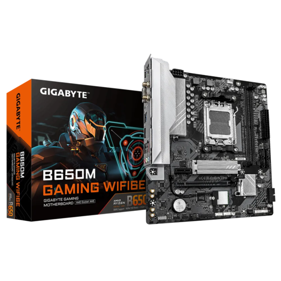 GIGABYTE B650M GAMING WIFI6E, DDR5, SATA3, USB3.2Gen1, HDMI, 2.5GbE, Wi-Fi 6E, AM5 mATX