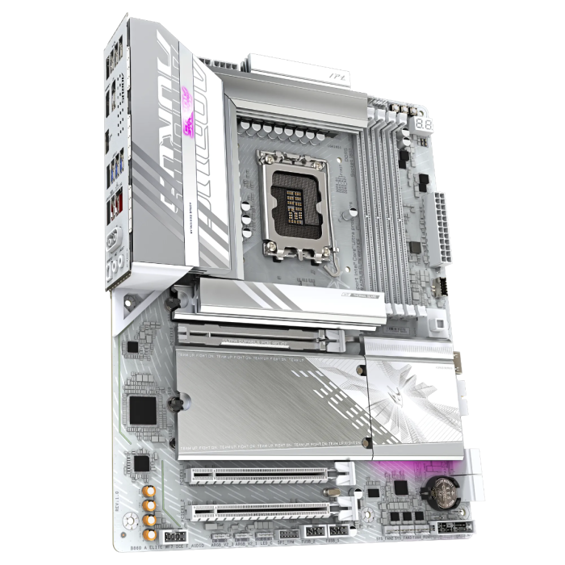 GIGABYTE B860 AORUS ELITE WF7 ICE, DDR5, SATA3, USB4, DP, Wi-Fi 7, LGA1851 ATX