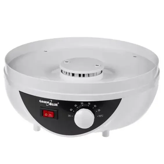 GreenBlue GB195 električna sušilica hrane 250 W s 5 pladnjeva i regulacijom temperature 35–70 °C
