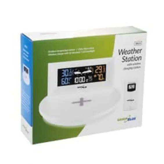 GreenBlue GB213 meteorološka stanica s Qi bežičnim punjačem