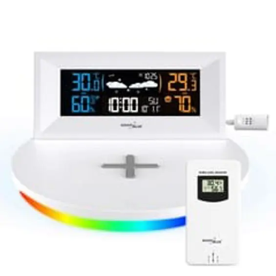 GreenBlue GB213 meteorološka stanica s Qi bežičnim punjačem