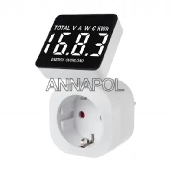 HAND Home-ME-2/S Schuko digitalni mjerač potrošnje električne energije 3680 W / 16 A