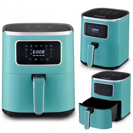 Heinrich HFR 8216 Friteza na Vrući Zrak 5 L – 1450 W, 6 Programa, Zelena