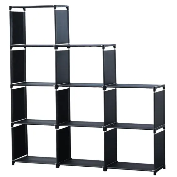 Herzberg HG-03350 modularni stalak za pohranu s 9 polica 125 x 125 cm
