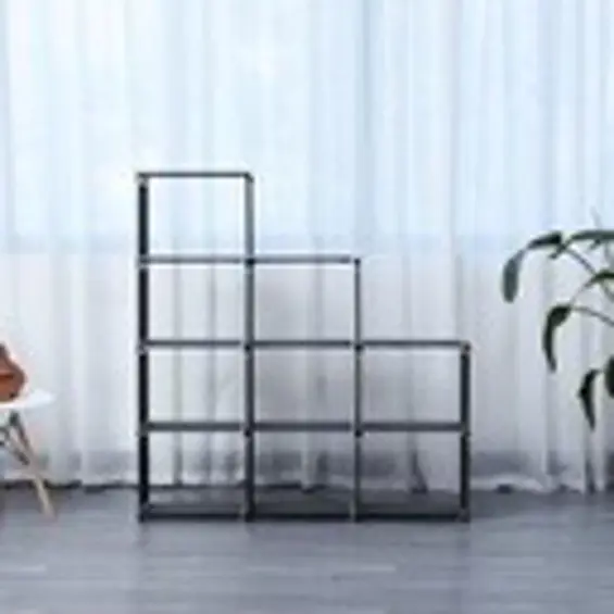 Herzberg HG-03350 modularni stalak za pohranu s 9 polica 125 x 125 cm