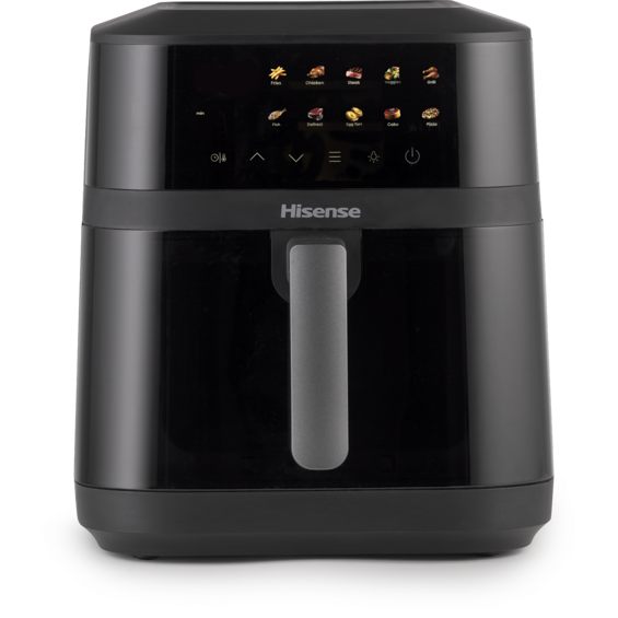 Hisense HAF1800DCD Air Fryer 6.3L 1800W – Digitalna zračna friteza s 10 programa i dvostrukim grijanjem