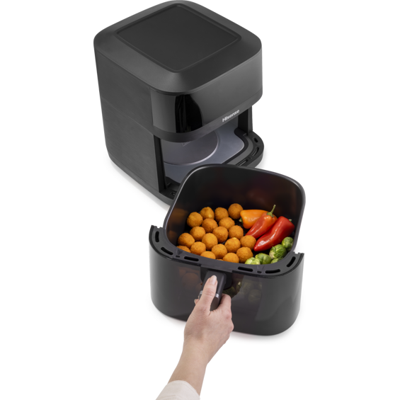 Hisense HAF1800DCD Air Fryer 6.3L 1800W – Digitalna zračna friteza s 10 programa i dvostrukim grijanjem