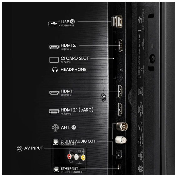 Hisense Televizor Smart LED A6Q UHD 4K 43"" - 43A69Q
