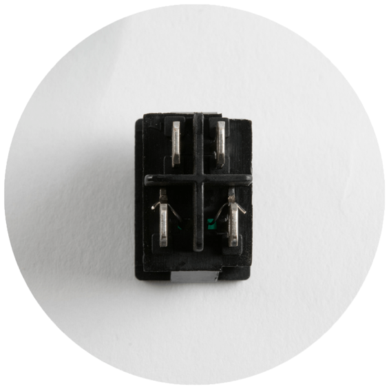 home Prekidač, 250 V~/ 5 A, 21 x 15 mm, 2 položaja - STV 06
