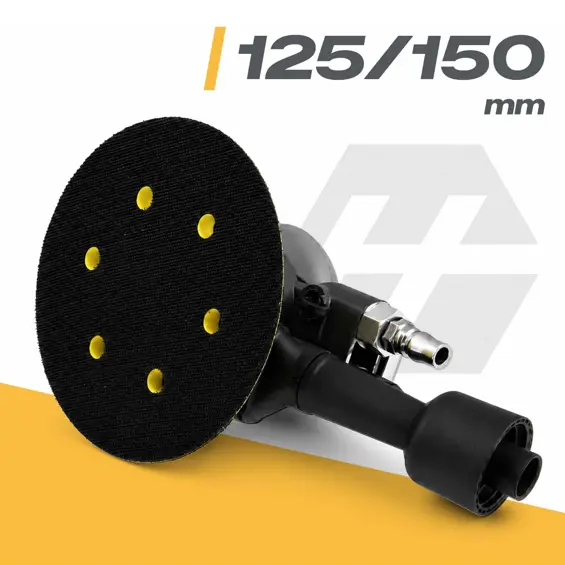 Humberg HM-262 pneumatska ekscentrična brusilica 125/150 mm – 12.000 o/min, 6,3 bar, odsis prašine
