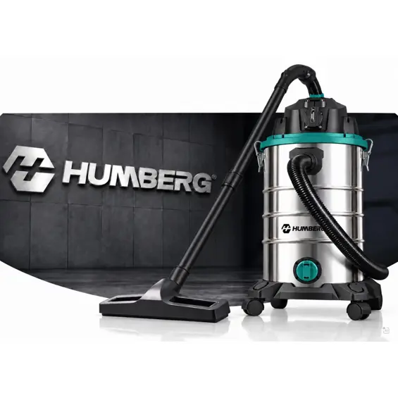 Humberg HM-409 – Industrijski usisavač za suho i mokro usisavanje, 30 L, 1600 W