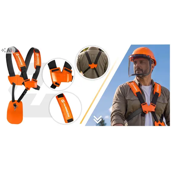Humberg HM-613 benzinska motorna flakserica 1500 W s priborom i uljem