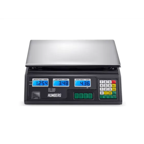 Humberg MH-190 — kompaktna trgovačka vaga 40 kg za trgovine i štandove