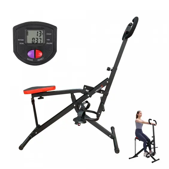 I-Kracht KT-00131 Total Fitness Crunch sprava za vježbanje s digitalnim zaslonom – srebrna