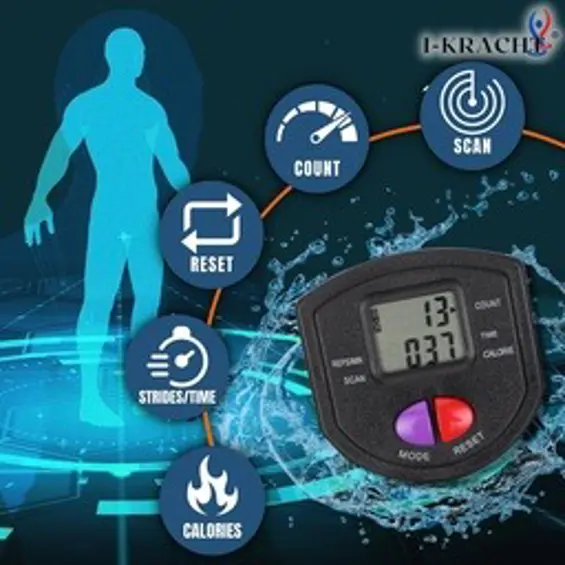 I-Kracht KT-00131 Total Fitness Crunch sprava za vježbanje s digitalnim zaslonom – srebrna