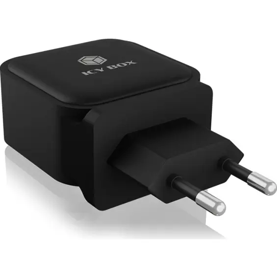 IcyBox IB-PS1030-PD 65W GaN Punjač – 3 Porta (2x USB-C + 1x USB-A) za Brzo Punjenje Laptopa i Telefona
