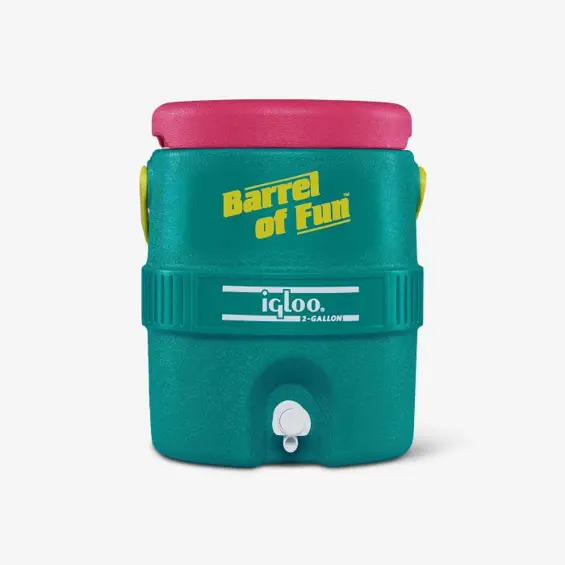 IGLOO Retro Bačva Zabave (Barrel of Fun) 7.5L / 2 Galona - Prijenosni Izolirani Dozator Pića s Slavinom