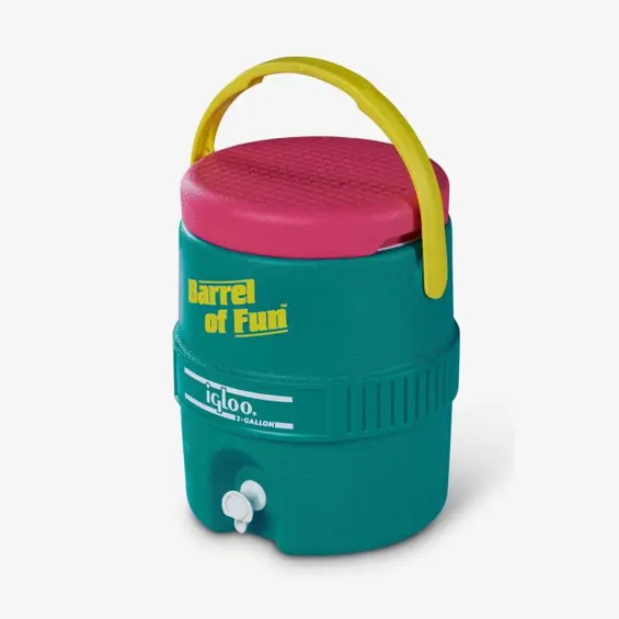IGLOO Retro Bačva Zabave (Barrel of Fun) 7.5L / 2 Galona - Prijenosni Izolirani Dozator Pića s Slavinom