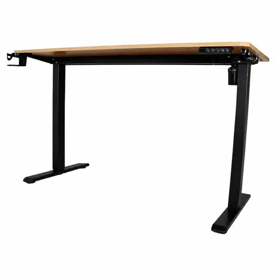 Ikonka KX2640_1 električni podesivi radni stol 120 × 60 cm – dekor drveta
