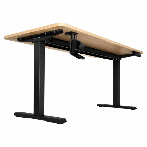 Ikonka KX2640_1 električni podesivi radni stol 120 × 60 cm – dekor drveta