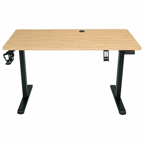 Ikonka KX2640_1 električni podesivi radni stol 120 × 60 cm – dekor drveta