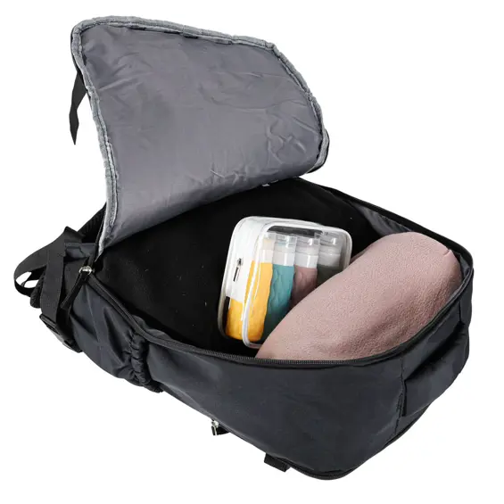 Ikonka KX2993 putni kabinski ruksak 45 × 30 cm – crni