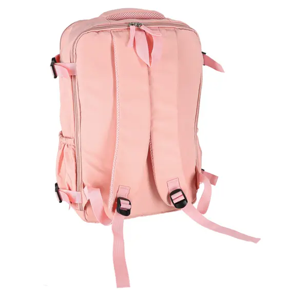Ikonka KX2993_1 putni kabinski ruksak 45 × 30 cm – rozi