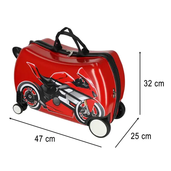Ikonka KX4730_4 dječji putni kofer na kotačima – motor