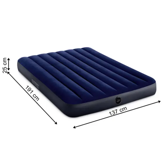 INTEX Dura-Beam Fiber-Tech zračni madrac za dvije osobe 137x191x25 cm