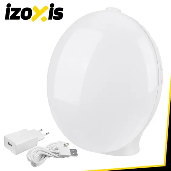 IZOXIS 27784 svjetlosni budilnik sa simulacijom izlaska sunca i FM radiom