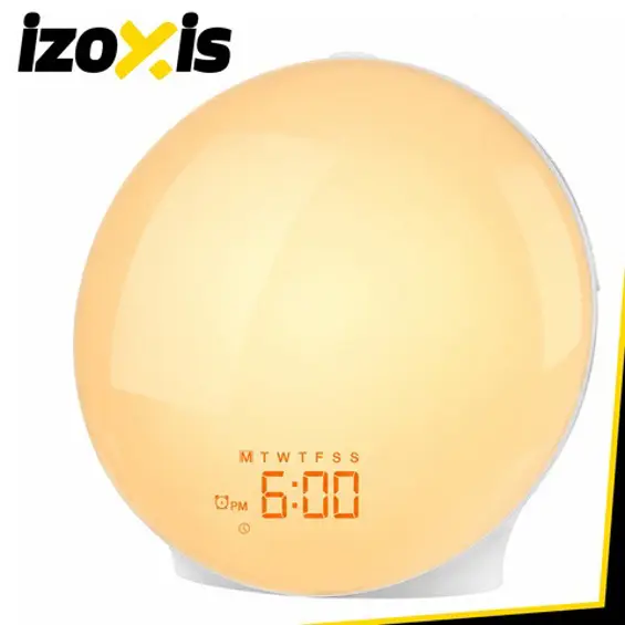 IZOXIS 27784 svjetlosni budilnik sa simulacijom izlaska sunca i FM radiom