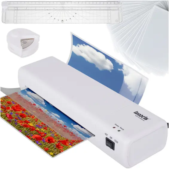 IZOXIS 4u1 A4 laminator 500W s rezačem i 60 folija za plastificiranje