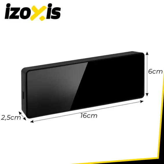IZOXIS LED budilica s prikazom temperature, datuma i vremena
