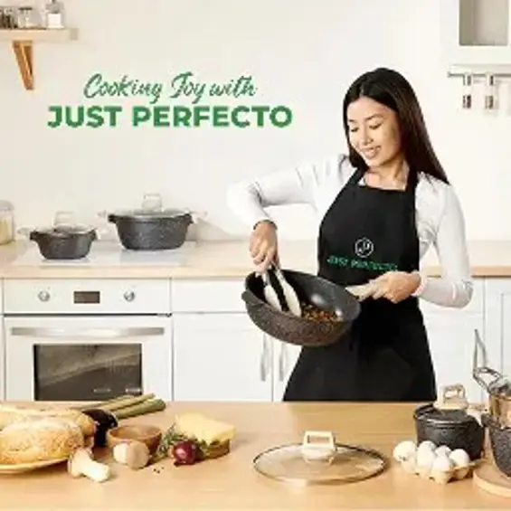 Just Perfecto JL-889 set posuđa s granitnim premazom, 14 dijelova