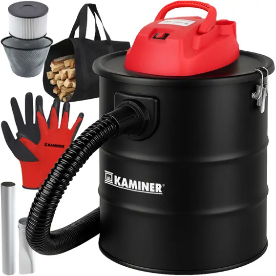 Kaminer 26239 ODK006-15L usisavač za pepeo 1200 W, 15 L, HEPA, funkcija puhanja