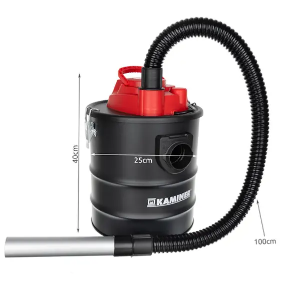 Kaminer 26239 ODK006-15L usisavač za pepeo 1200 W, 15 L, HEPA, funkcija puhanja