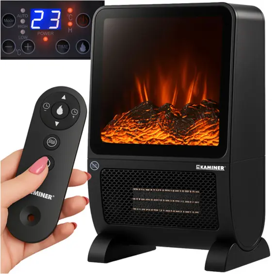 KAMINER BLAZEO 2000W električna grijalica s efektom kamina
