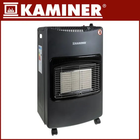 Kaminer Plinska Grijalica 4200 W – Za Prostorije do 60 m², 3 Razine Snage, Uključeni Regulator i Crijevo