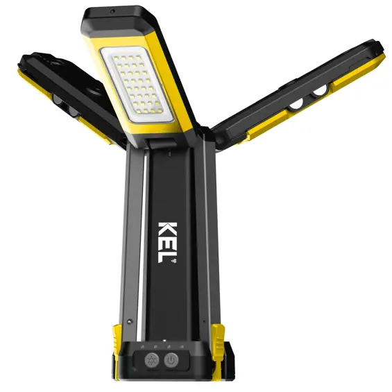KEL RR-3AS akumulatorski radni reflektor sa stativom 40 W – 3200 lm, USB-C, IP54