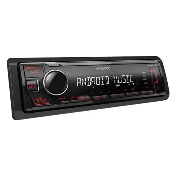Kenwood KMM-105RY 1DIN autoradio 4 × 50 W – USB, AUX, RDS, FLAC