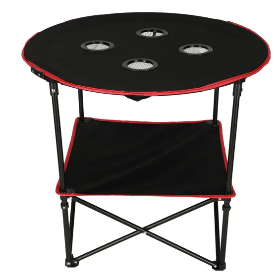 KIK KX3261 sklopivi kamperski stol s držačima za piće 72 cm