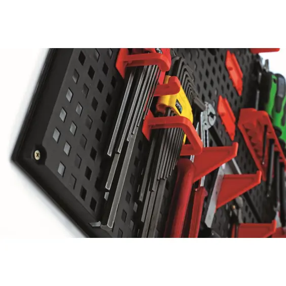 Kistenberg Orderline KOR4-S411 zidni organizator za alat – 2 ploče, 10 posuda i držači