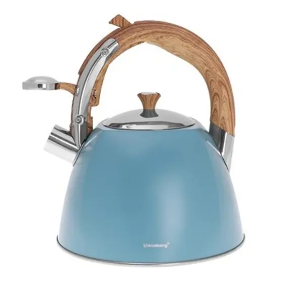 Klausberg KB-7499 čajnik sa zviždaljkom 3 L za indukciju – tirkizni