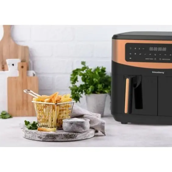 Klausberg KB-7589 friteza na vrući zrak 9 L – dvostruka košara 2 x 4,5 L, 1750 W