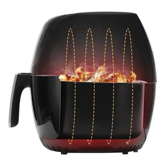 Klausberg KB-7600 friteza na vrući zrak 5,5 L, 1400 W, crno-zlatna