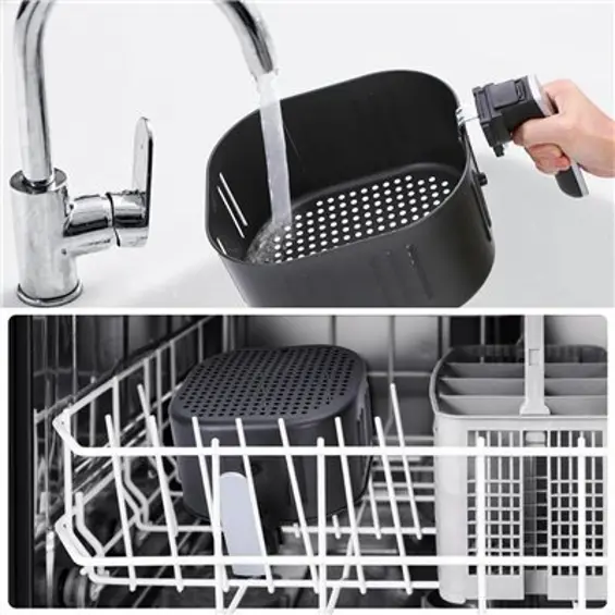 Klausberg KB-7600 friteza na vrući zrak 5,5 L, 1400 W, crno-zlatna