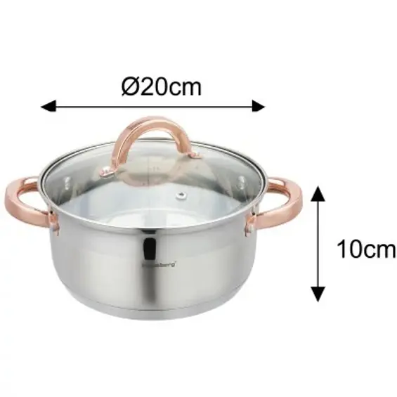 Klausberg KB-7728 lonac za kuhanje na pari 3,1 L – 3-dijelni set, 20 cm
EAN: 5908287277281